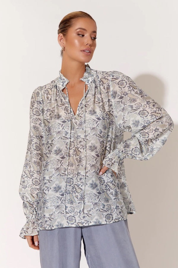 Sandra Longsleeve Print Top