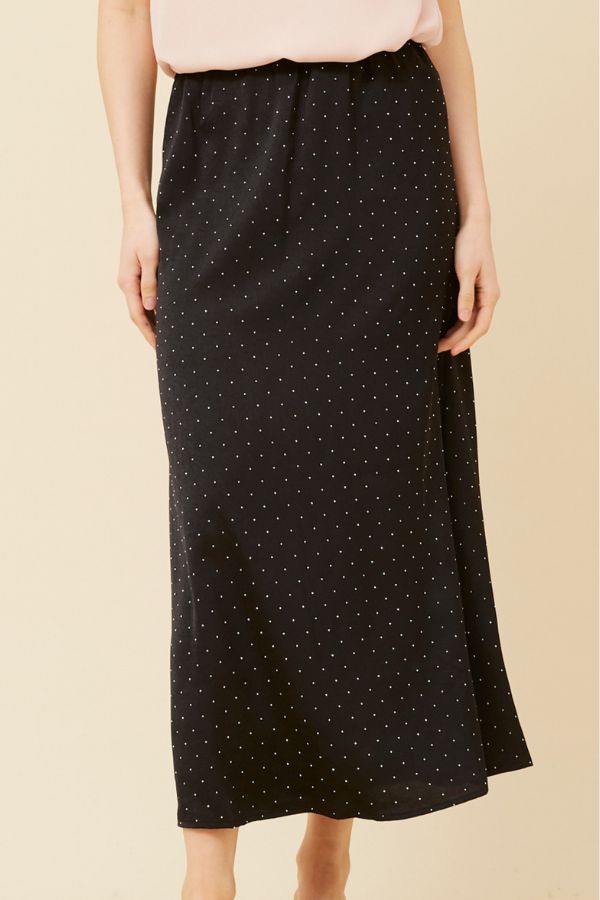 Victoria Skirt - Diamonte Spot detail