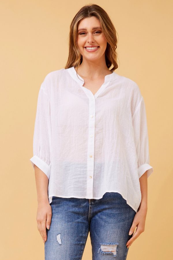 Sandra Shirt - White