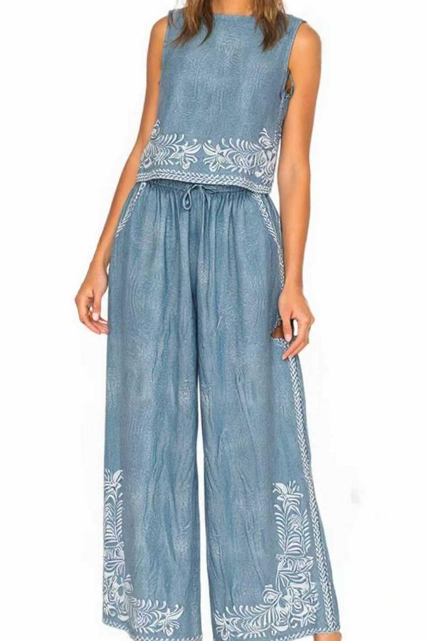 Allegra Pants Denim Colour