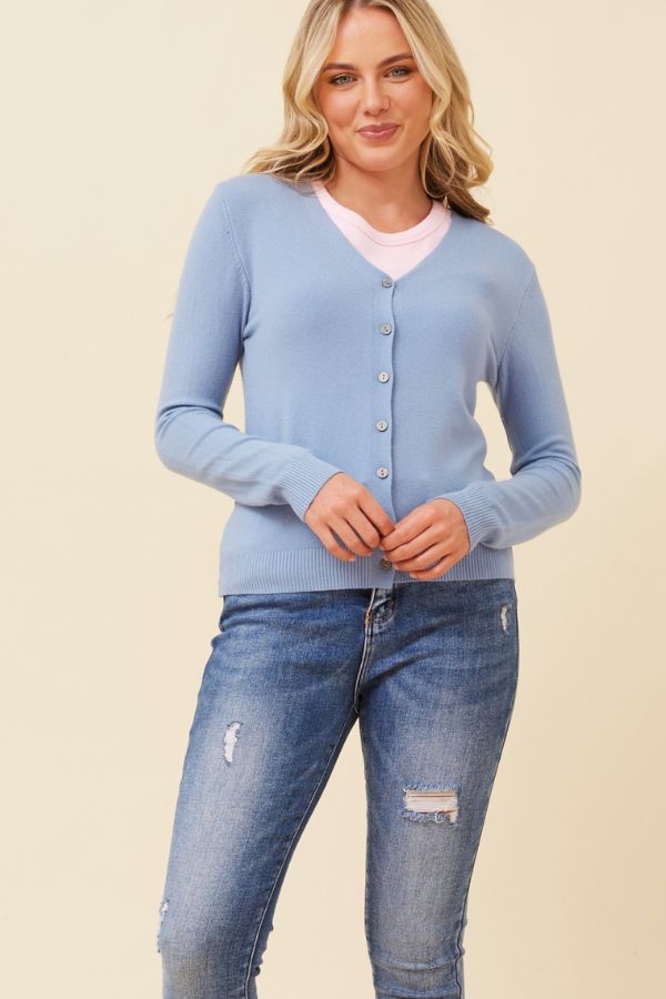 Savannah Cardigan - Blue