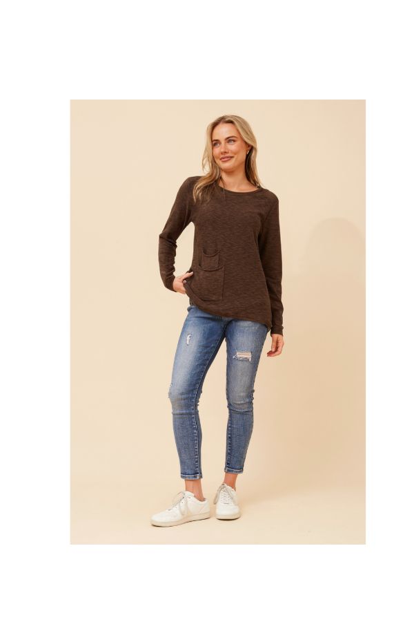 Kirsten Top- Chocolate