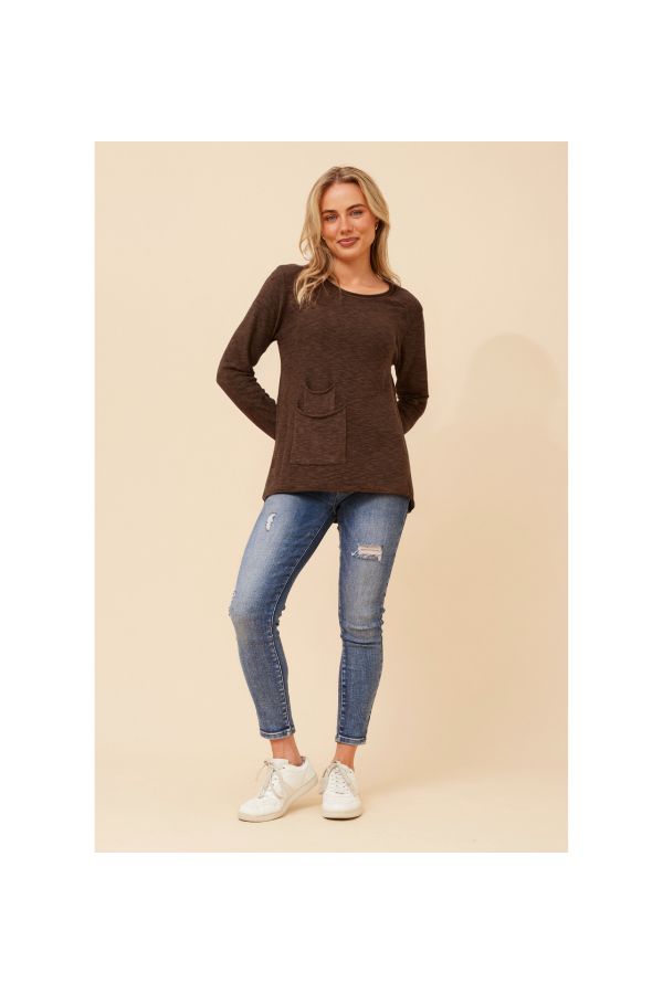 Kirsten Top- Chocolate