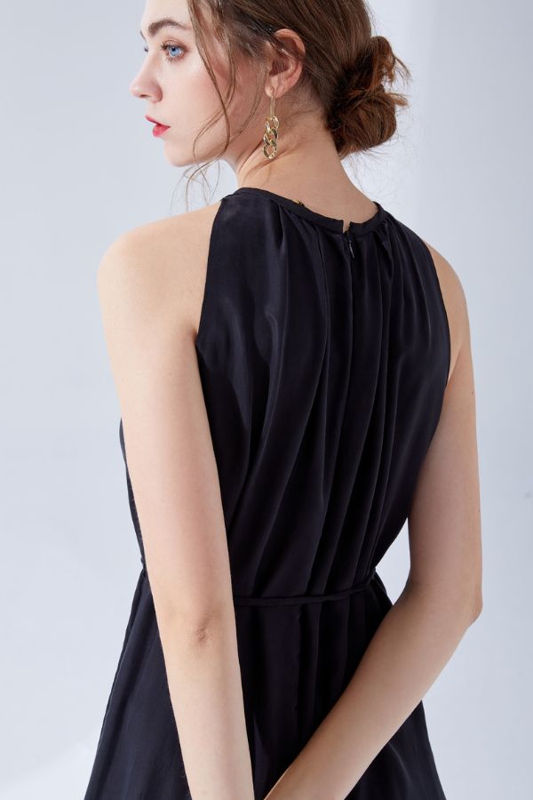 GDS Black Cupro Dress