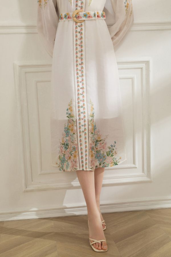 Celeste Long Sleeve Dress - Mint