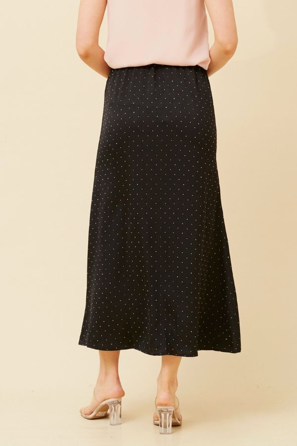 Victoria Skirt - Diamonte Spot detail