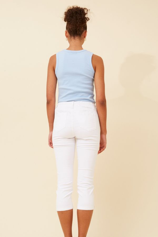 Silvia Jogger Pant - White