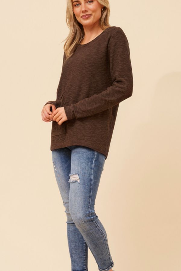 Kirsten Top- Chocolate