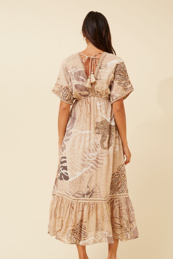 Isla Botanical Print Dress