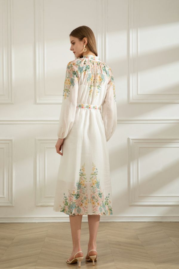 Celeste Long Sleeve Dress - Mint