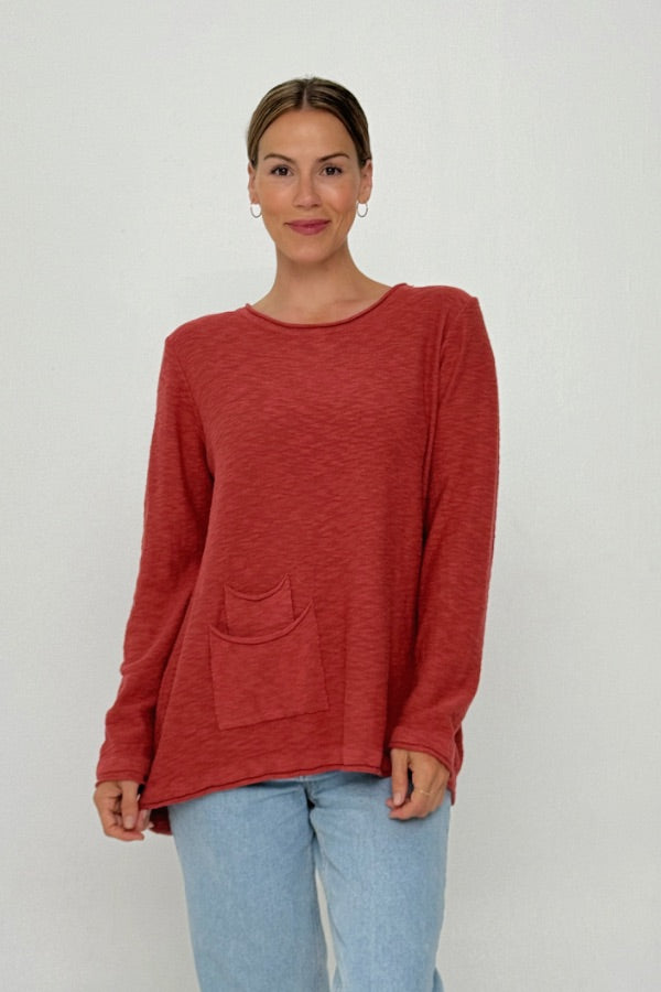 Kirsten Top- Rust