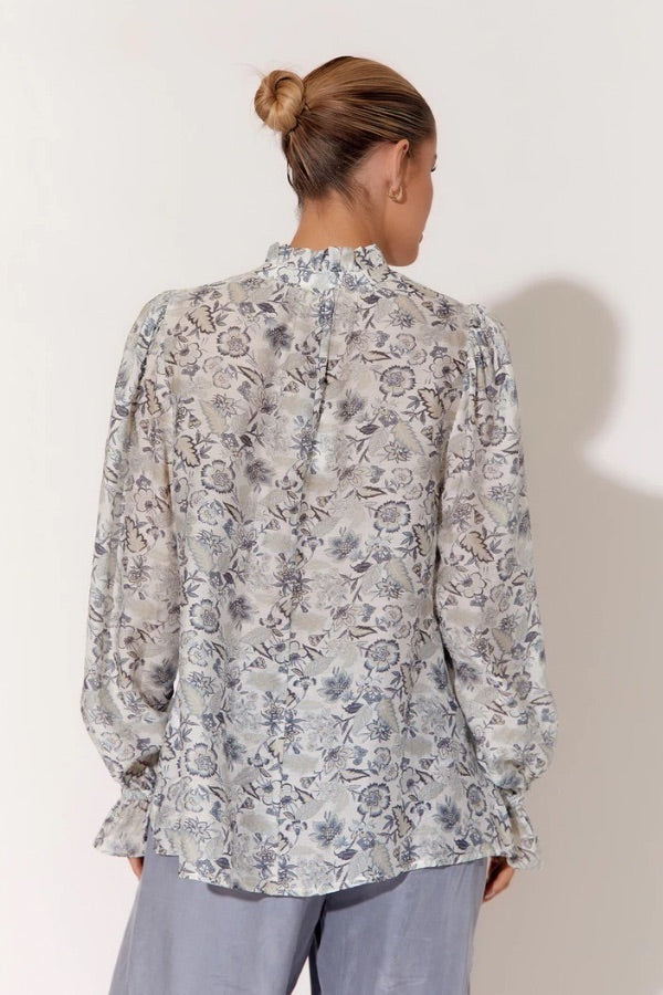 Sandra Longsleeve Print Top