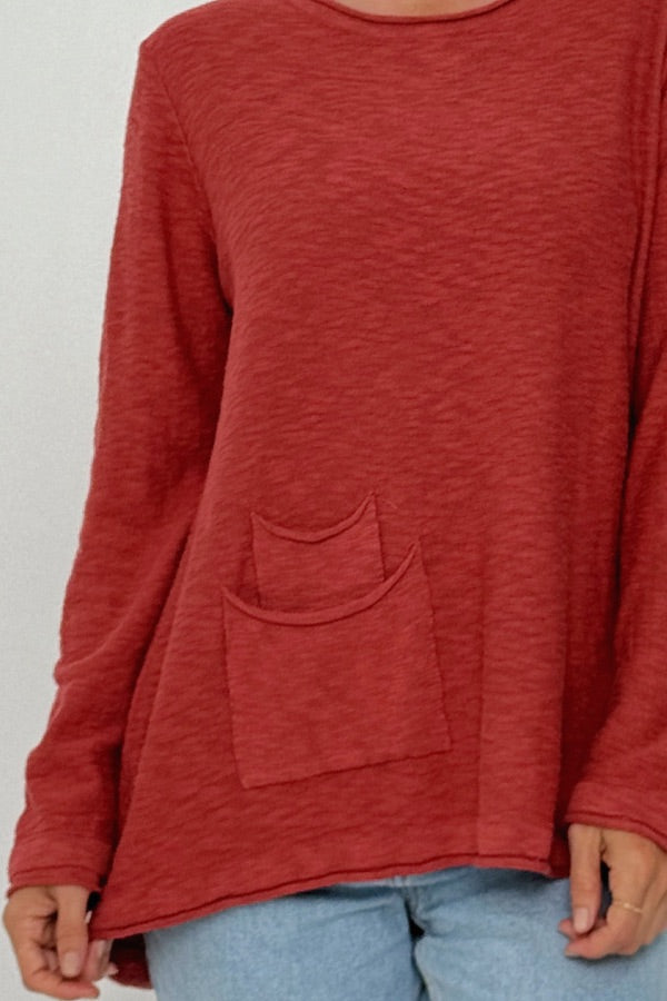 Kirsten Top- Rust