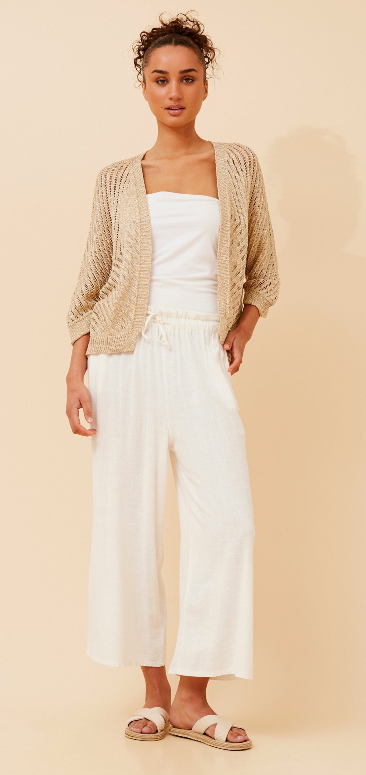 Savanna Gold Knit Jacket