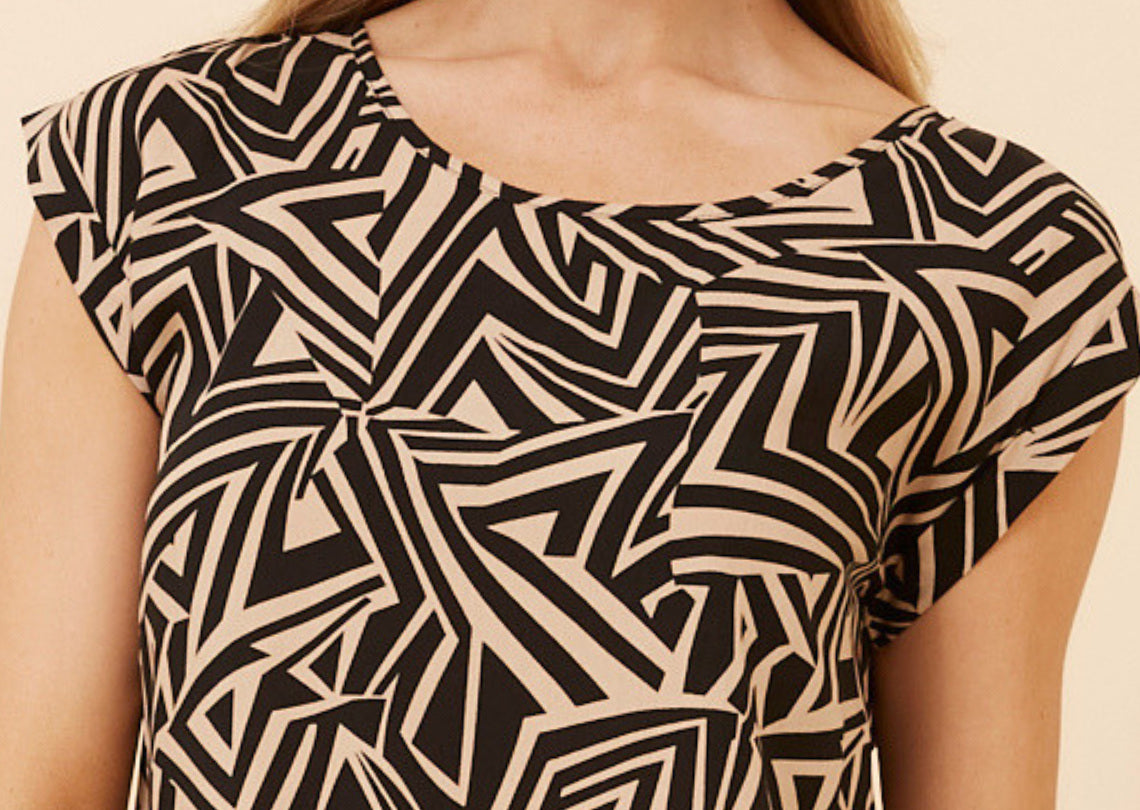 Caitlin Aztec top
