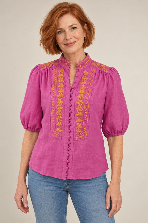 Pierre Top – short red-haired model aged 55, view 1