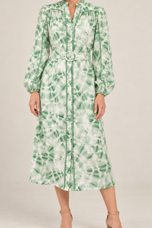 Lorena Dress – short red-haired model aged 55, view 3