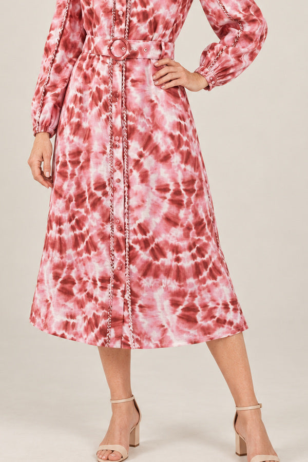 Lorena Dress Rose – short red-haired model aged 55, view 4