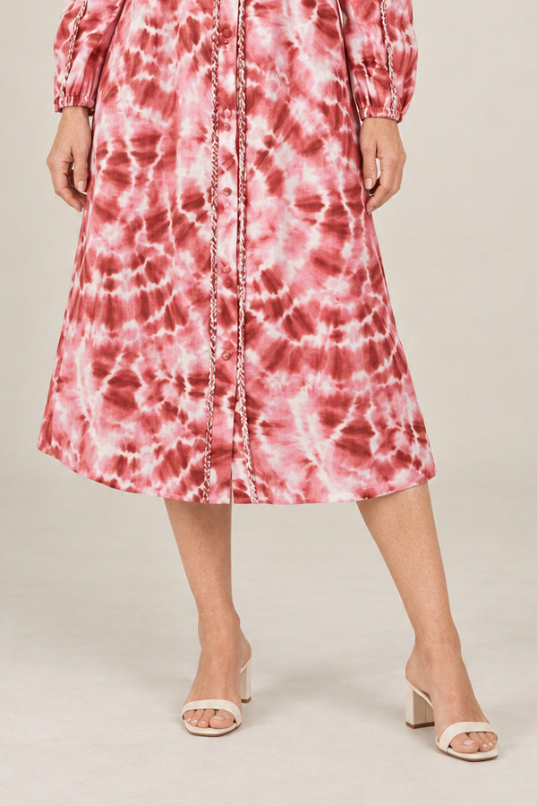 Lorena Dress Rose – short red-haired model aged 55, view 5