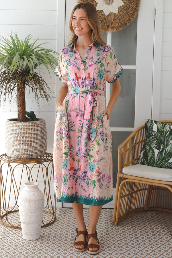 Priscilla in Pink dress – view 2