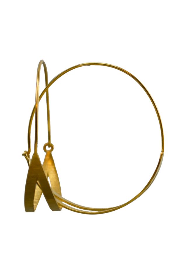 Oliva Split Hoop Earrings - Large