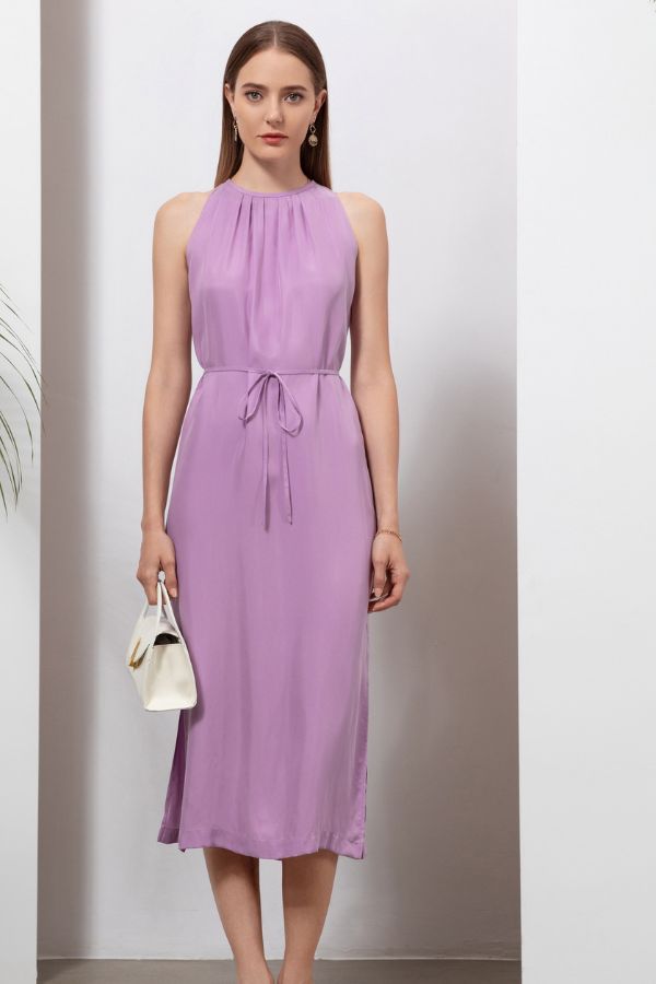 Cupro Dress - Lilac