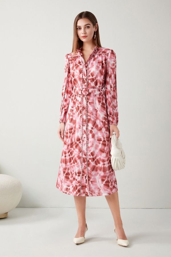 Lorena Dress Rose