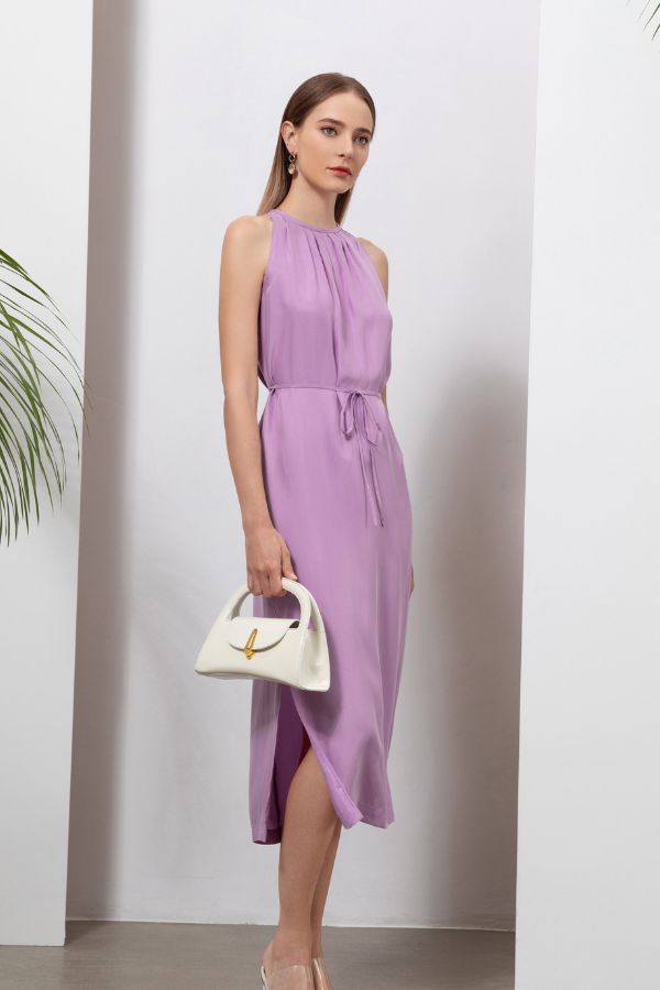 Cupro Dress - Lilac