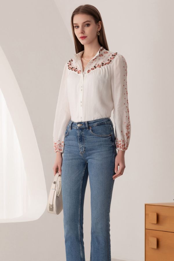 Alienor Linen Shirt - Cream