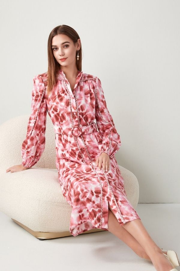 Lorena Dress Rose