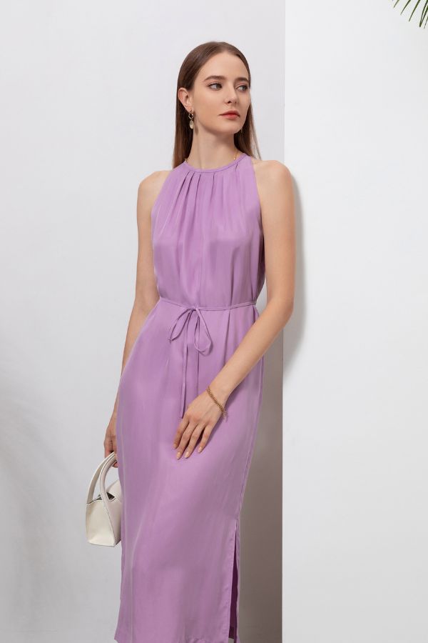 Cupro Dress - Lilac
