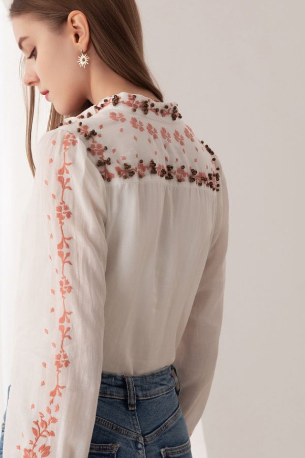 Alienor Linen Shirt - Cream