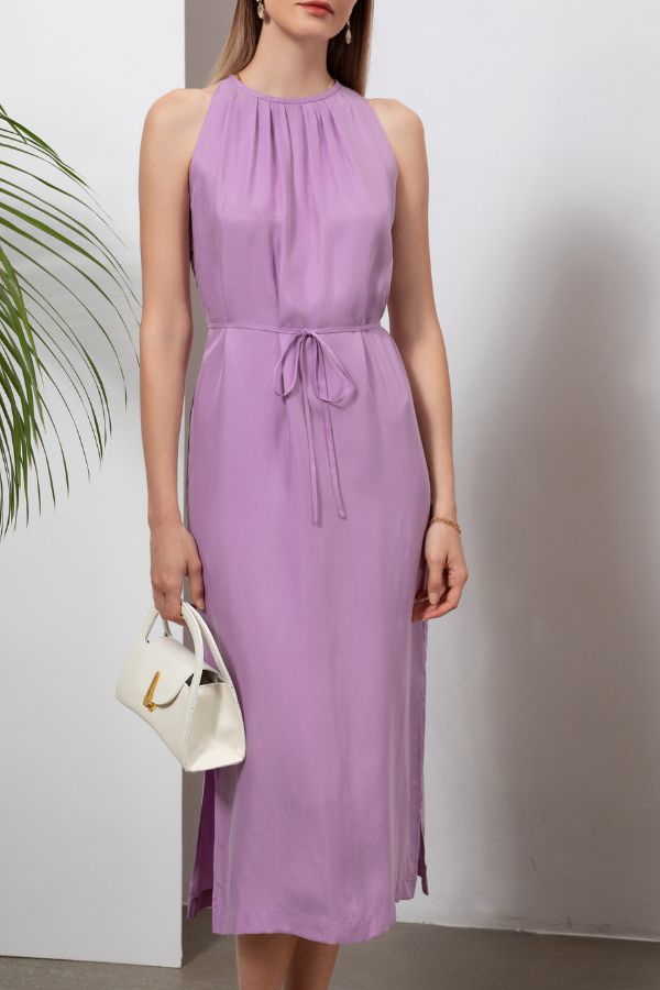 Cupro Dress - Lilac