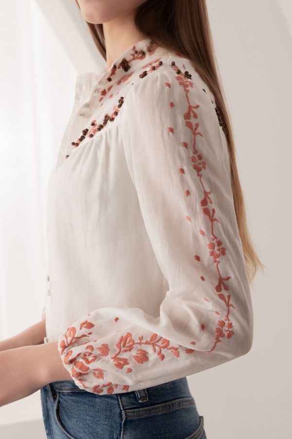 Alienor Linen Shirt - Cream