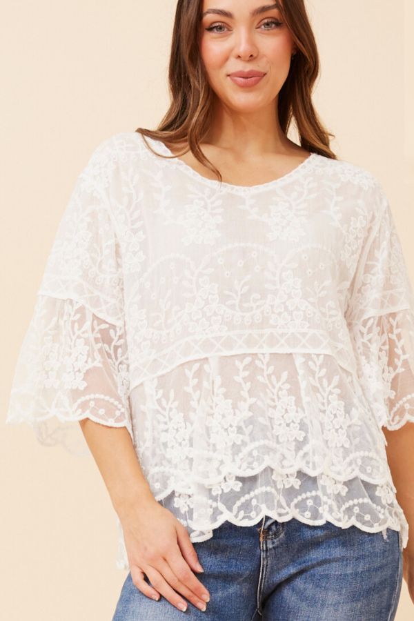 Savannah Lace Top