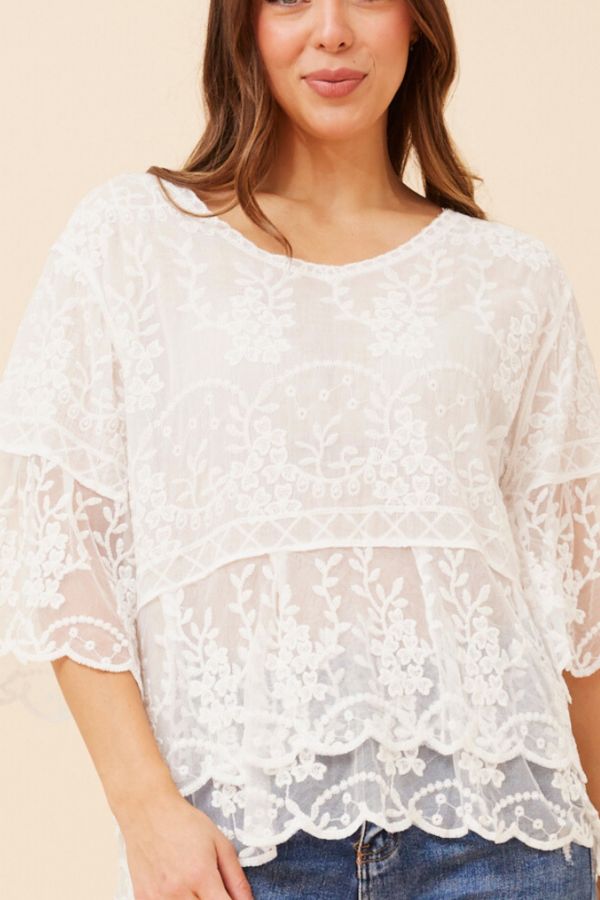 Savannah Lace Top