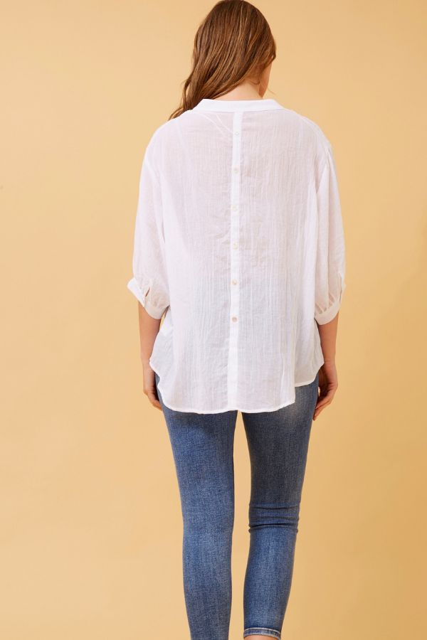 Sandra Shirt - White