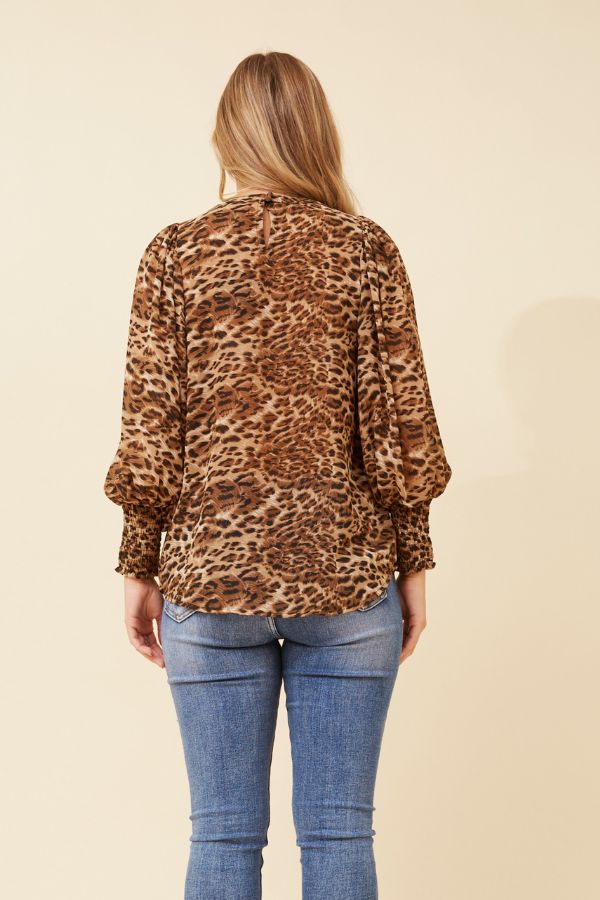 Harlow Leopard Print Blouse
