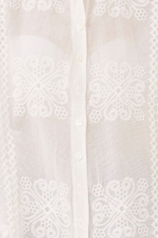 Samantha Cotton Shirt - White