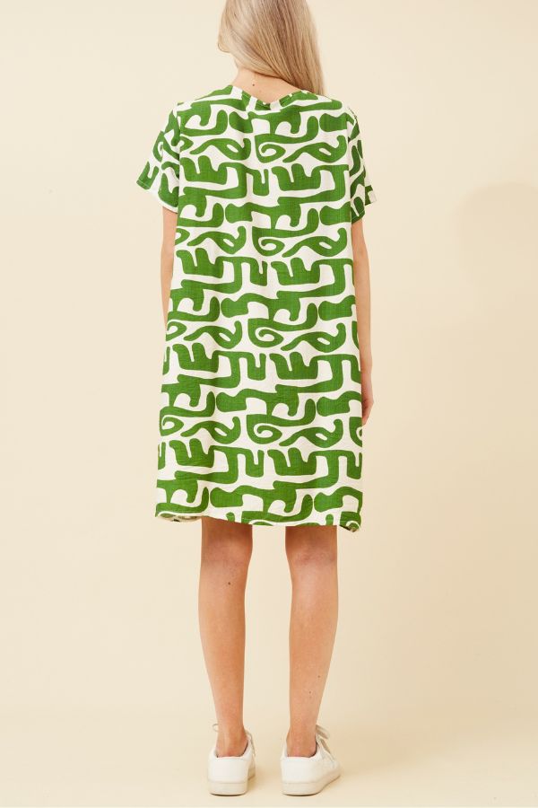 Bridget Shift Dress - Green
