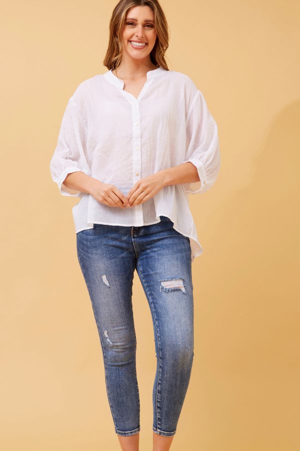 Sandra Shirt - White