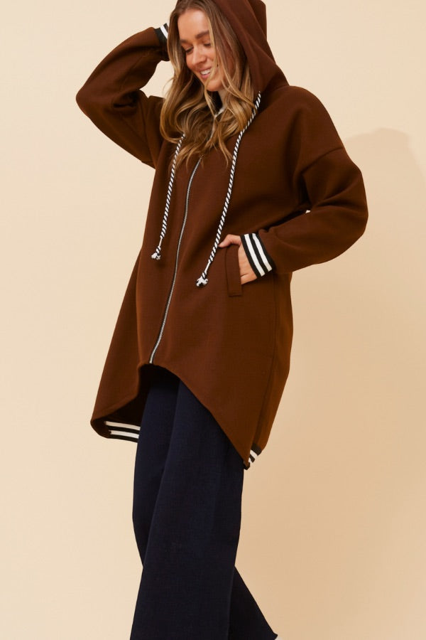 Stella Jacket - Chocolate Colour