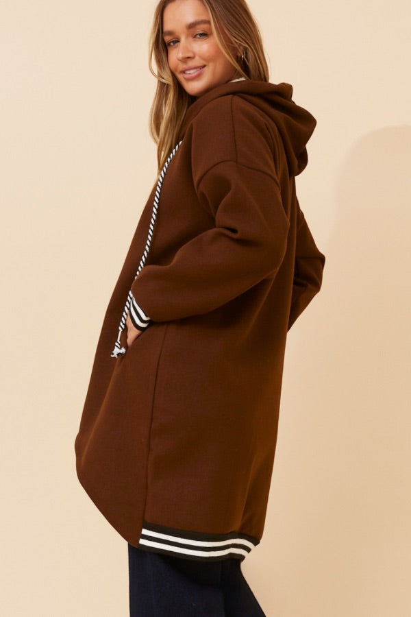 Stella Jacket - Chocolate Colour