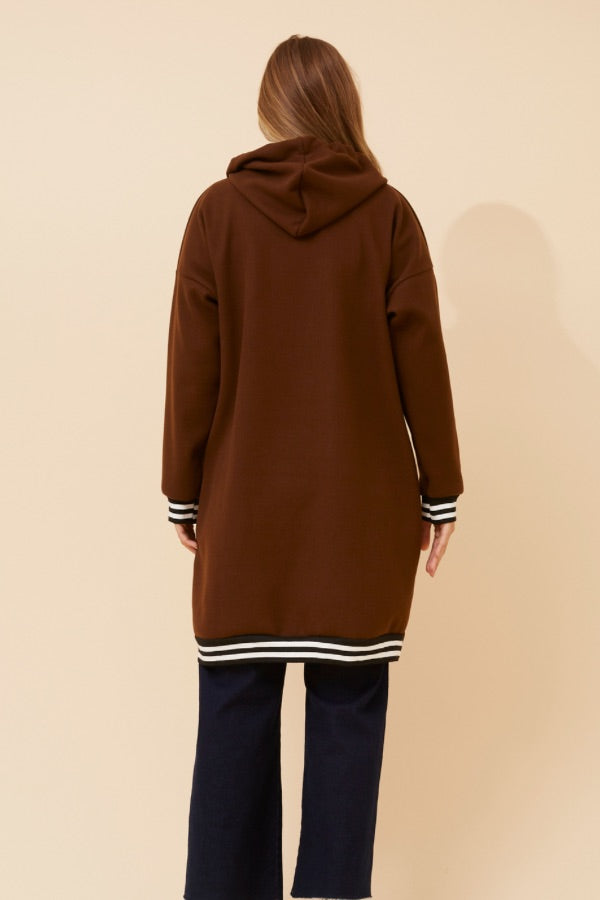 Stella Jacket - Chocolate Colour