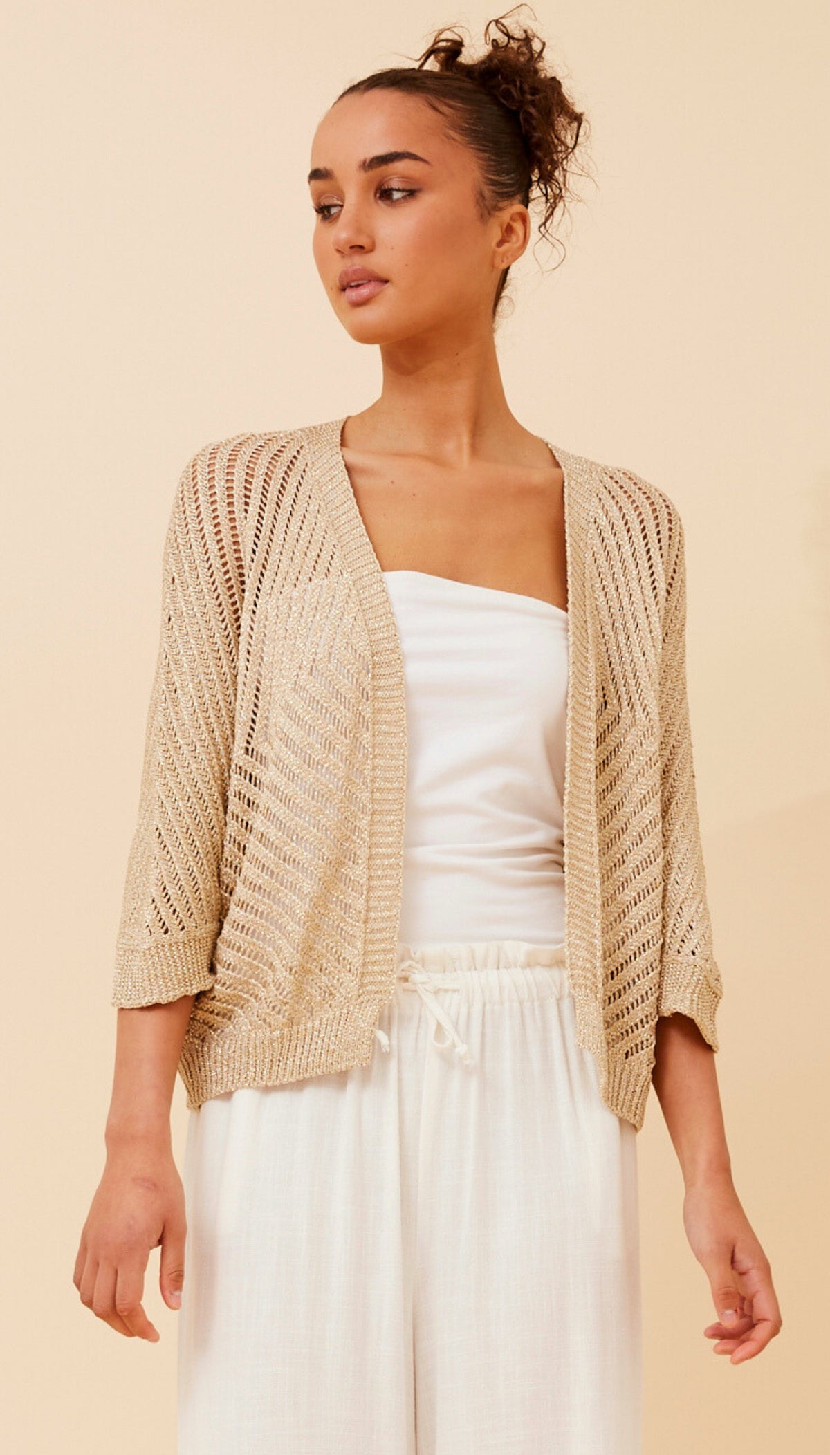 Savanna Gold Knit Jacket