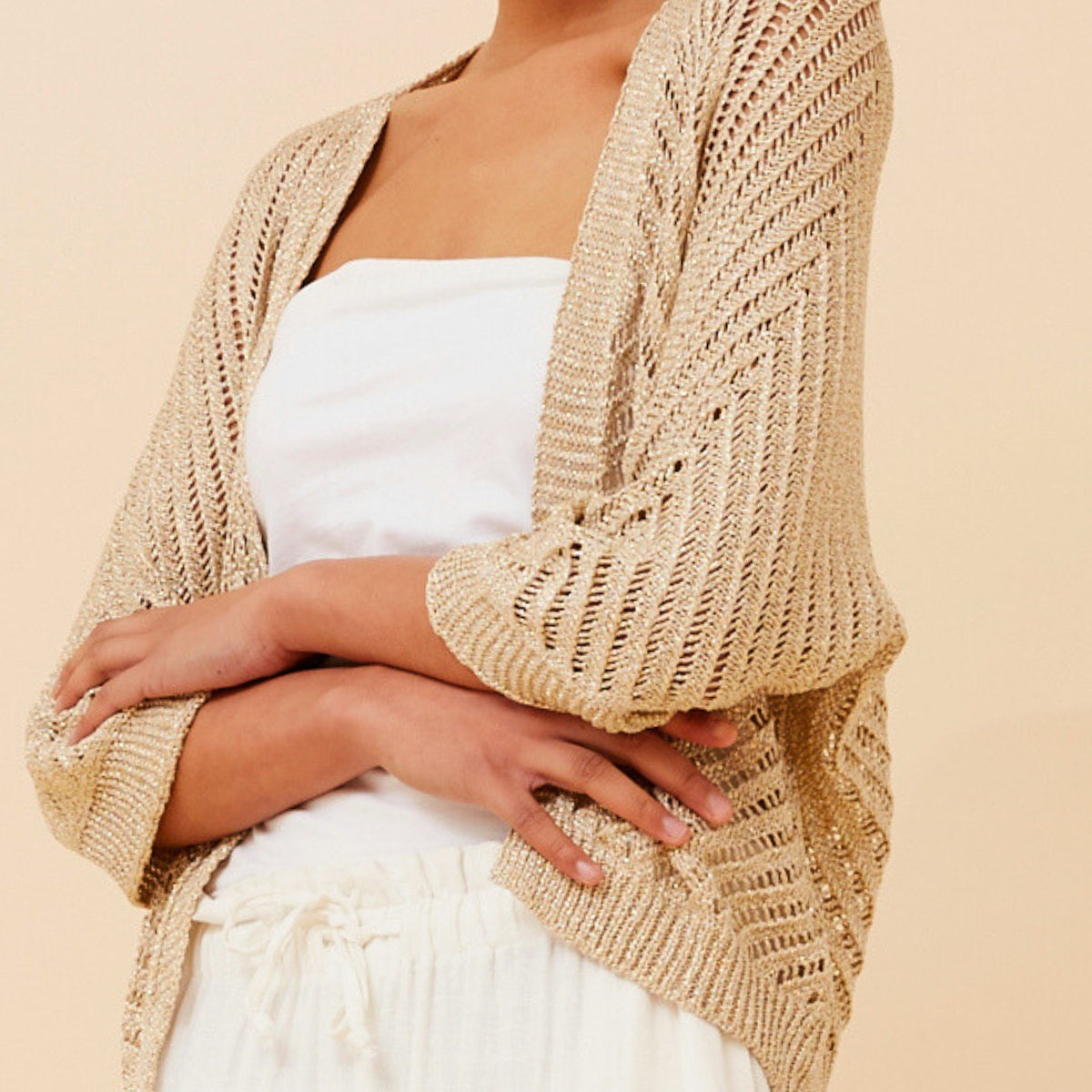 Savanna Gold Knit Jacket