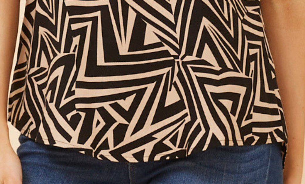 Caitlin Aztec  top