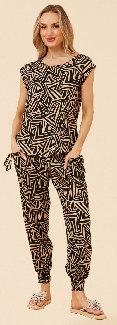 Caitlin Aztec  top