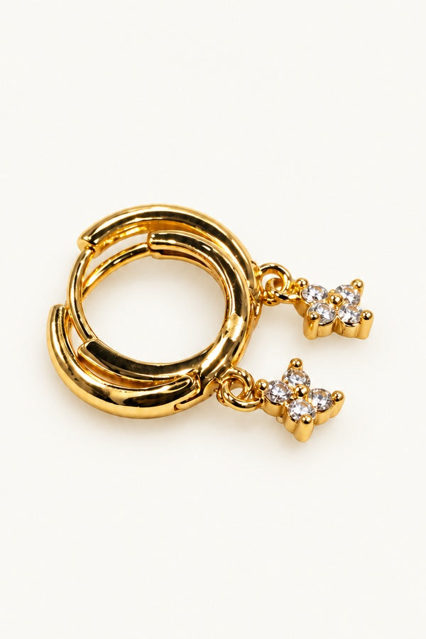 Sasha Earrings - close-up on ivory background