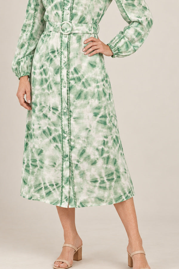 Lorena Dress – short red-haired model aged 55, view 4